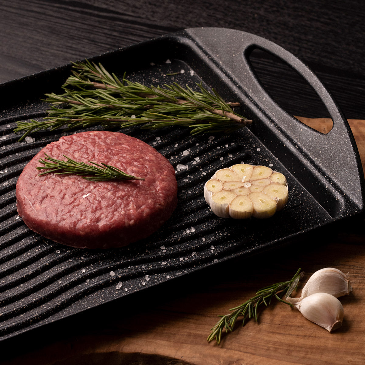 Kit Pentola forno con coperchio + Bistecchiera