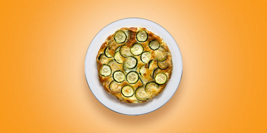 Frittata con zucchine e provola